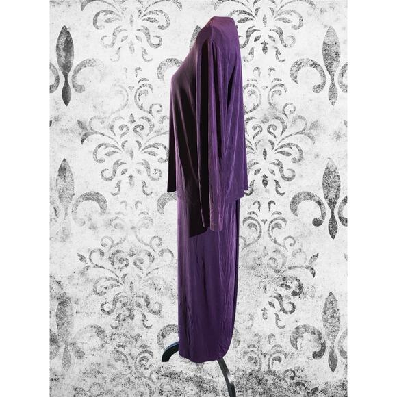 Chicos Private Edition Purple Skirt & Zip Jacket Womens 2 (L) Acetate Blend - Picture 5 of 9